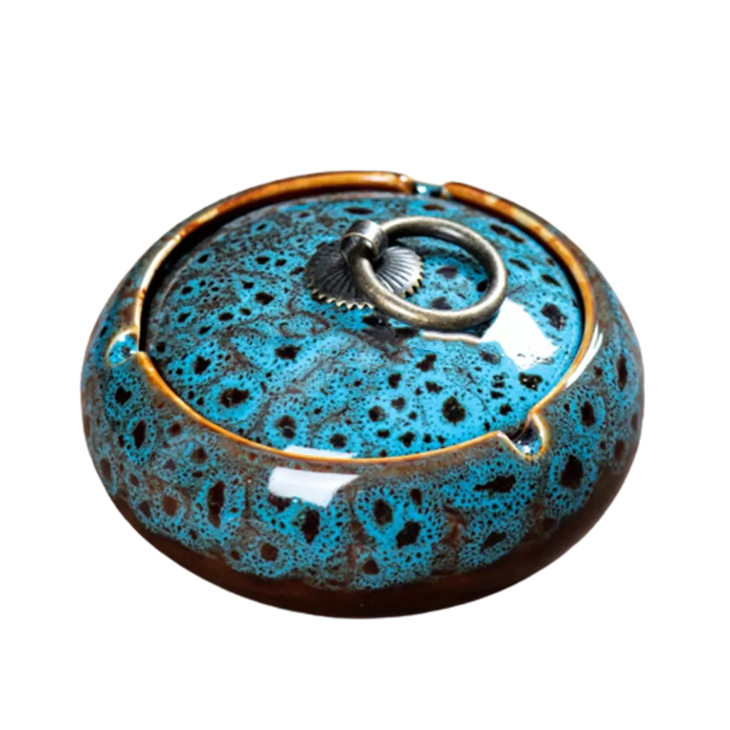 Cendrier marocain en céramique avec couvercle - Mon Petit Cendrier – Mon  petit cendrier