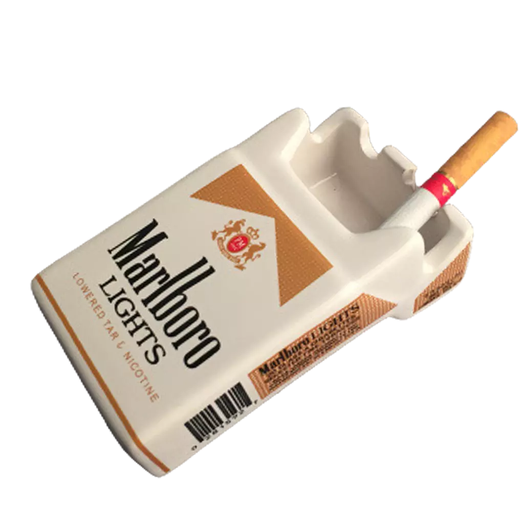 Cendrier original paquet de cigarette en céramique - Mon Petit